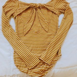 Off the shoulder bodysuit